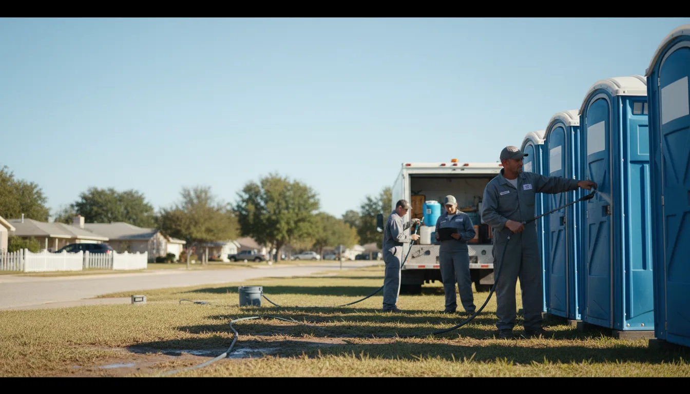 Long-Term Portable Toilet Rental in Collegeport, TX near me